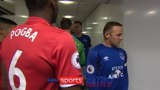 Wayne rooney ignores paul pogba in the tunnel Wayne rooney ignores paul pogba in the tunnel