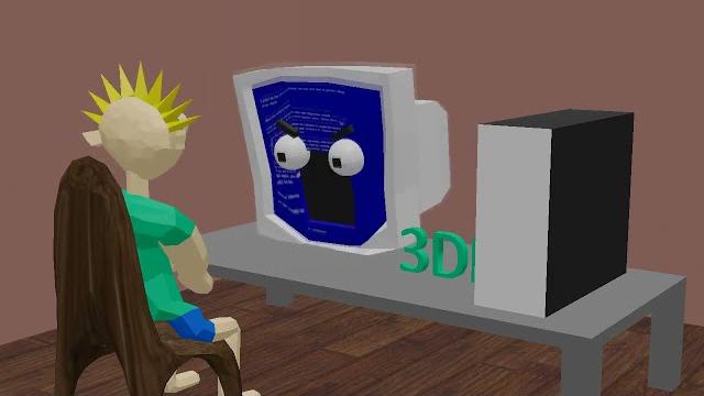 Ура, я умнее чем компьютер 3d анимация Ура, я умнее чем компьютер 3d анимация