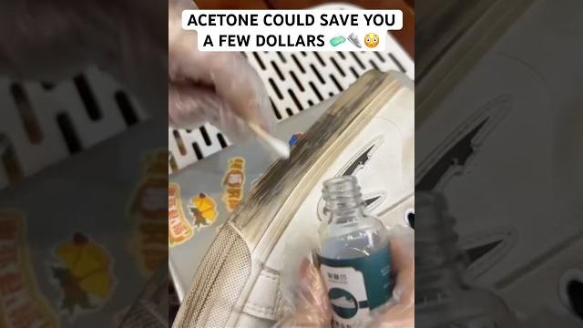 Acetone could save you a few dollars Acetone could save you a few dollars