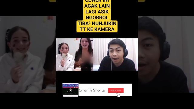 Ome tv viral ‼️cewek australia ini emang gak lain tiba²nunjukin tt nya ke kamera #shortvideo #omegle Ome tv viral ‼️cewek australia ini emang gak lain tiba²nunjukin tt nya ke kamera #shortvideo #omegle