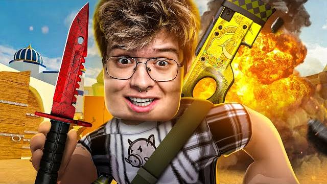 Впервые зашел в roblox cs:go Впервые зашел в roblox cs:go