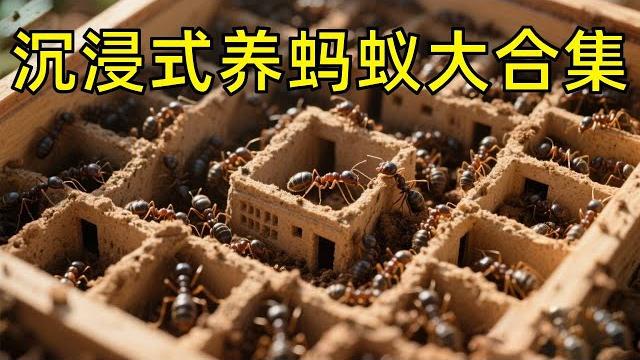 天沉浸式养蚂蚁大合集,创造一个蚂蚁帝国怎么样呢?上帝视角看蚁群如何繁衍!#蚂蚁 天沉浸式养蚂蚁大合集,创造一个蚂蚁帝国怎么样呢?上帝视角看蚁群如何繁衍!#蚂蚁