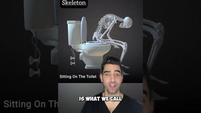 Legs go to sleep while sitting on the toilet Legs go to sleep while sitting on the toilet