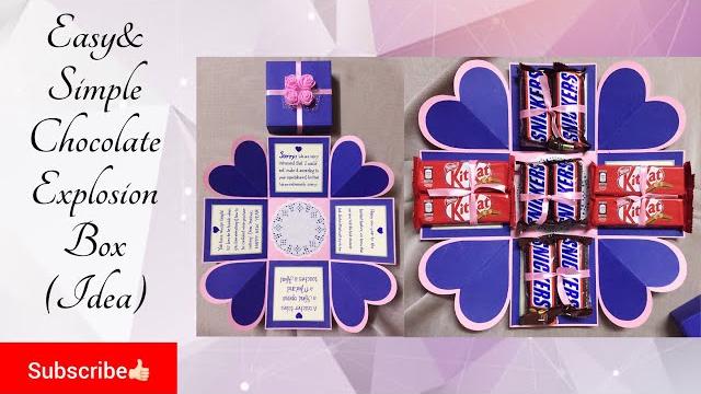 Birthday chocolate explosion box|birthday gift ideas|handmade gift ideas|explosion box Birthday chocolate explosion box|birthday gift ideas|handmade gift ideas|explosion box
