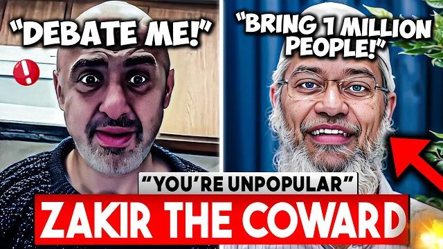 Zakir naik openly admits he's running from sam shamoun... and why he's so terrified to debate him Zakir naik openly admits he's running from sam shamoun... and why he's so terrified to debate him