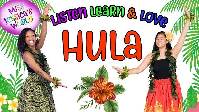 Learn how to hula in miss jessica's world | teaching kids cultural dance | dance for kids Learn how to hula in miss jessica's world | teaching kids cultural dance | dance for kids