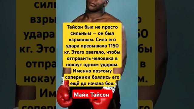 Майк тайсон был сильный нокаутер, его удар превышал 1150кг #бокс Майк тайсон был сильный нокаутер, его удар превышал 1150кг #бокс