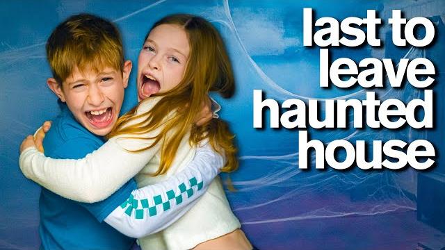 Boy vs girl last to leave haunted house Boy vs girl last to leave haunted house
