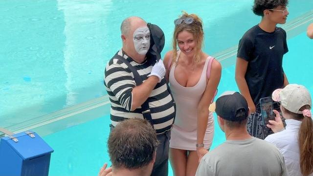 Comedy gold. tom the mime always brings laughs Comedy gold. tom the mime always brings laughs