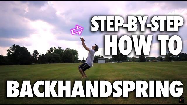 How to do a back handspring - tutorial How to do a back handspring - tutorial