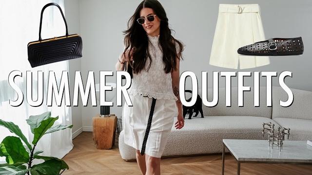 Fresh summer outfits & daily style inspo | sezane, gap, new margiela tabi ballets, bermuda shorts Fresh summer outfits & daily style inspo | sezane, gap, new margiela tabi ballets, bermuda shorts