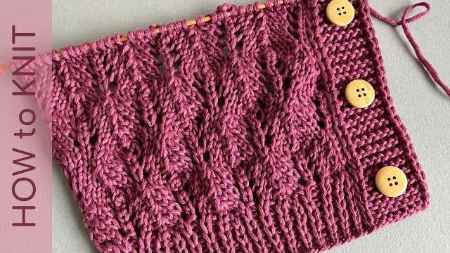 Маджента магия: вязание красивого ажурного узора magenta magic: knitting a beautiful lace pattern Маджента магия: вязание красивого ажурного узора magenta magic: knitting a beautiful lace pattern