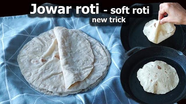 Jowar roti recipe - easy tips n tricks | how to make jowar roti or bhakri - sorghum millet roti Jowar roti recipe - easy tips n tricks | how to make jowar roti or bhakri - sorghum millet roti