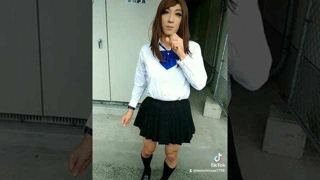 【女装】jk制服着てみたよ(school uniform crossdress) #shorts 【女装】jk制服着てみたよ(school uniform crossdress) #shorts