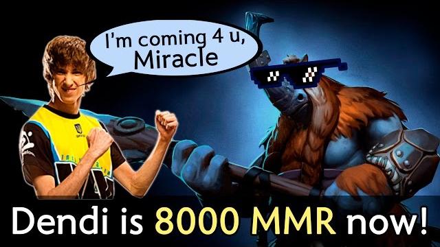 Dendi is 8000 mmr now — magnus level arise Dendi is 8000 mmr now — magnus level arise