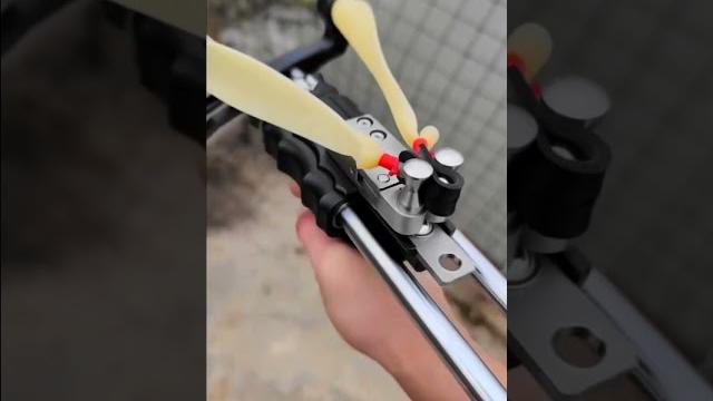 Test 99cm power#hunting slingshot rifle Test 99cm power#hunting slingshot rifle