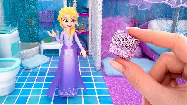 Building a magical mini apartment for queen elsa ️ Building a magical mini apartment for queen elsa ️