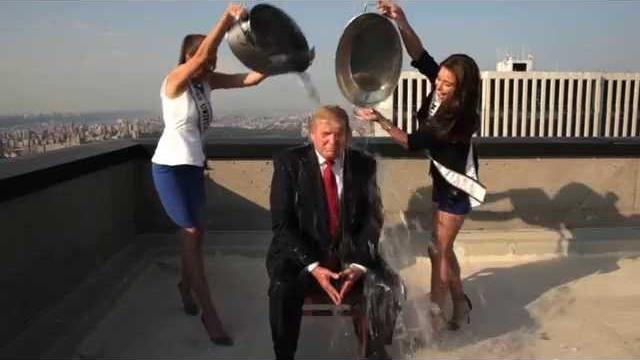 Donald trump als ice bucket challenge Donald trump als ice bucket challenge