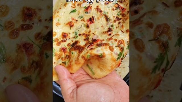 Liquid egg paratha #shorts Liquid egg paratha #shorts