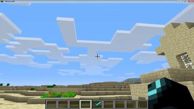 Пустынная деревня в minecraft (npc) Пустынная деревня в minecraft (npc)