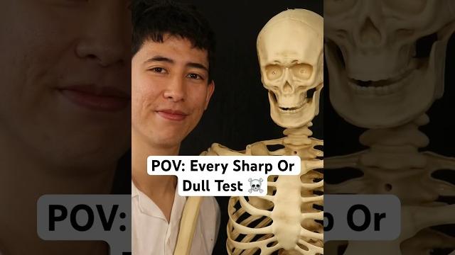 Sharp or dull test #asmr Sharp or dull test #asmr