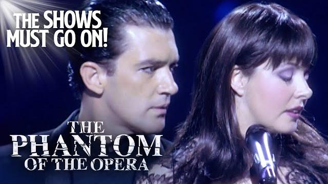 'the phantom of the opera' sarah brightman & antonio banderas 'the phantom of the opera' sarah brightman & antonio banderas