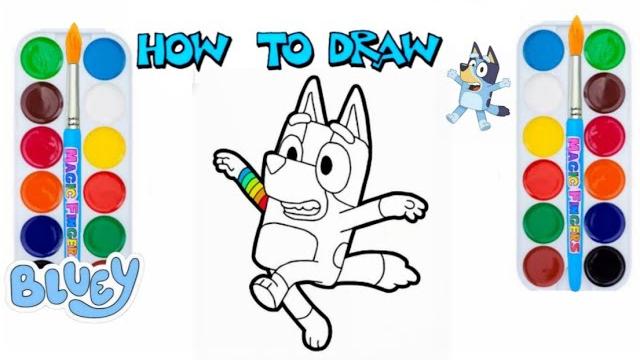 Bluey drawing for kids | how to draw bluey | coloring for kids #bluey #drawingforkids #kidsvideos Bluey drawing for kids | how to draw bluey | coloring for kids #bluey #drawingforkids #kidsvideos