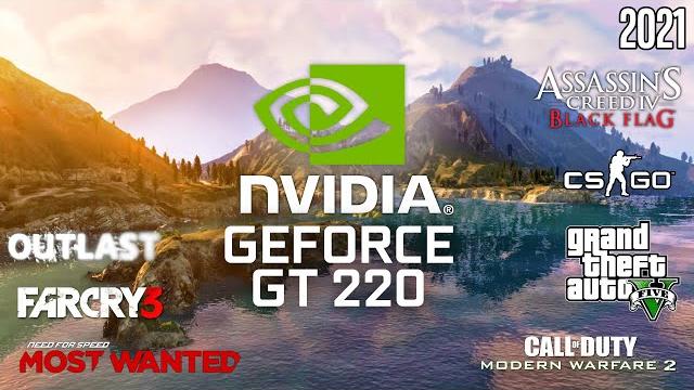 Geforce gt 220 - test in 7 games Geforce gt 220 - test in 7 games