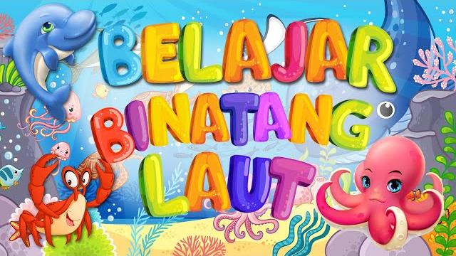 Nama hewan laut | edukasi anak balita Nama hewan laut | edukasi anak balita