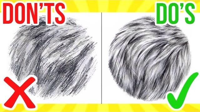 Do's & don'ts: how to draw fur | step by step drawing tutorial Do's & don'ts: how to draw fur | step by step drawing tutorial