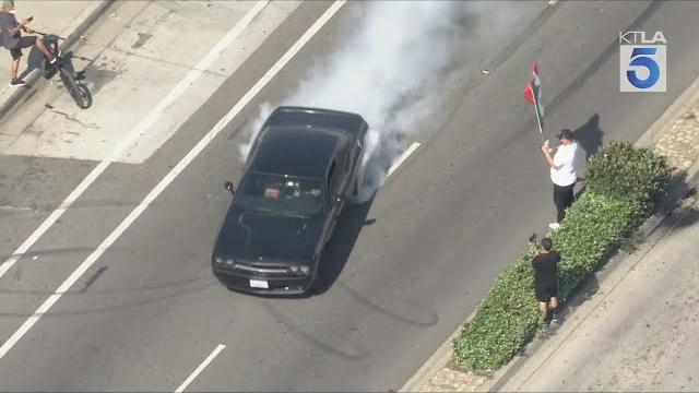 Protester clash with federal agents in l.a. county Protester clash with federal agents in l.a. county