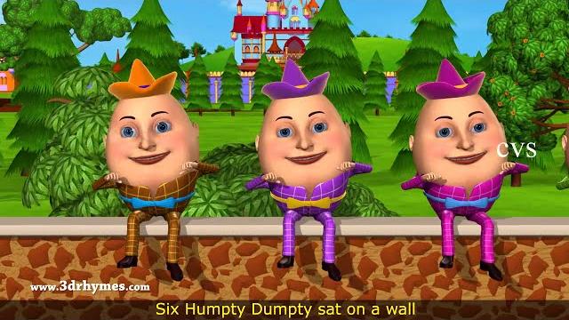 Humpty dumpty nursery rhyme - 3d animation english rhymes for children Humpty dumpty nursery rhyme - 3d animation english rhymes for children