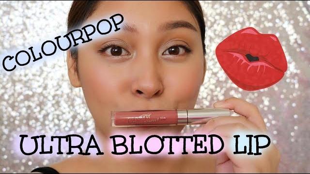 Colourpop ultra blotted lip swatches Colourpop ultra blotted lip swatches