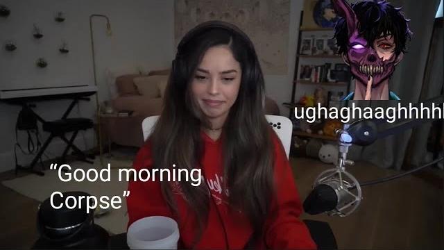 Corpse's morning voice jump scares rae Corpse's morning voice jump scares rae