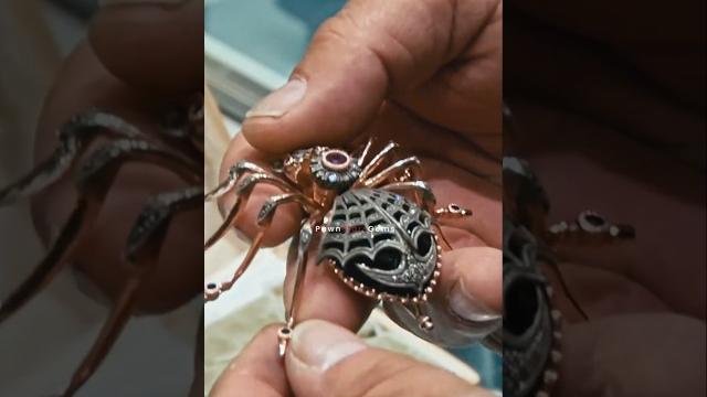 A stunning vintage fabergé spider brooch | pawn stars A stunning vintage fabergé spider brooch | pawn stars