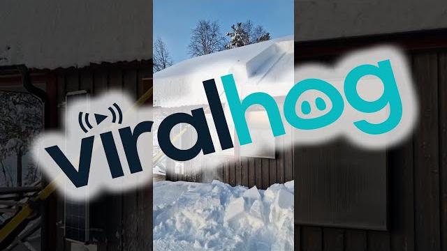 Satisfying snow removal || viralhog Satisfying snow removal || viralhog