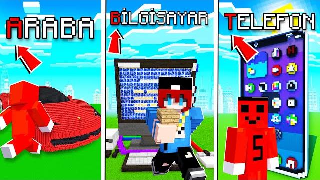 Alfabeti̇k sirayla yapi kapişmasi !! - minecraft Alfabeti̇k sirayla yapi kapişmasi !! - minecraft