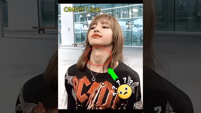 Lisa's neck is like a man #blackpink #lisa #kpop #shorts Lisa's neck is like a man #blackpink #lisa #kpop #shorts