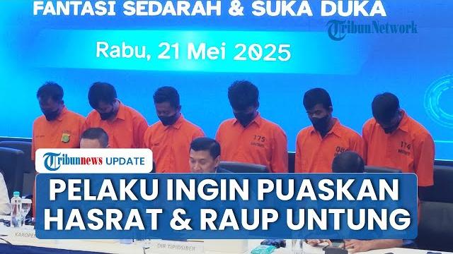Motif pelaku buat grup fantasi sedarah terungkap, ingin puaskan hasrat hingga mencari keuntungan Motif pelaku buat grup fantasi sedarah terungkap, ingin puaskan hasrat hingga mencari keuntungan