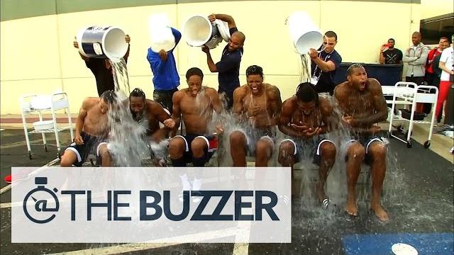 Usa basketball ice bucket challenge- @thebuzzeronfox Usa basketball ice bucket challenge- @thebuzzeronfox