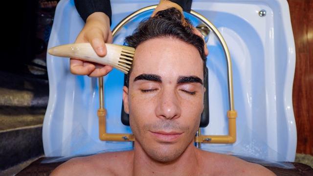 Asmr:我几分钟内就睡着了! 泰国睡眠沙龙头部水疗按摩 Asmr:我几分钟内就睡着了! 泰国睡眠沙龙头部水疗按摩