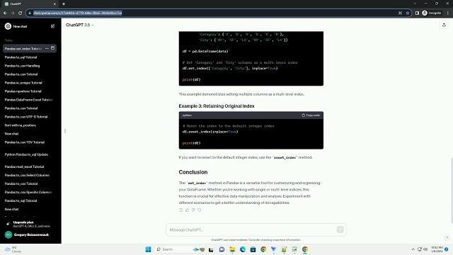 Pandas set index use Pandas set index use