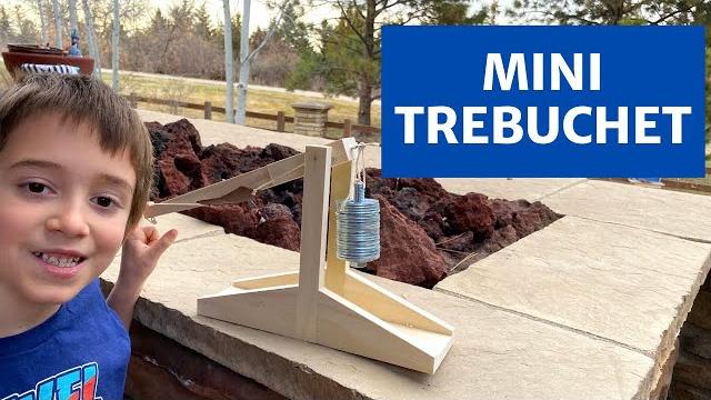 Stuck at home? build the mini trebuchet! Stuck at home? build the mini trebuchet!