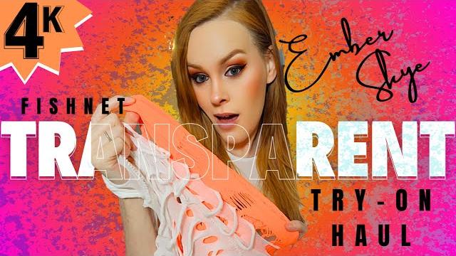 No panties try on haul - transparent fishnet dresses No panties try on haul - transparent fishnet dresses