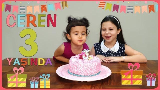Ceren artık 3 yaşında! ceren's 3. birthday family party! pretend play video for kids & babies Ceren artık 3 yaşında! ceren's 3. birthday family party! pretend play video for kids & babies