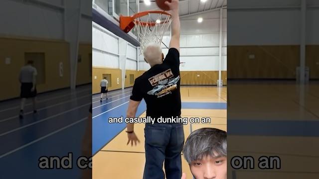 The 79 year old man training to dunk The 79 year old man training to dunk