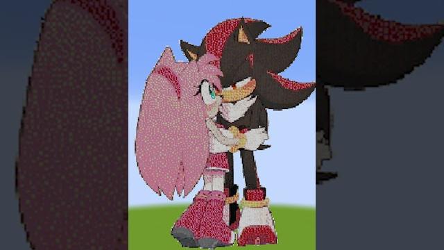Amy rose with shadow?! #shorts Amy rose with shadow?! #shorts
