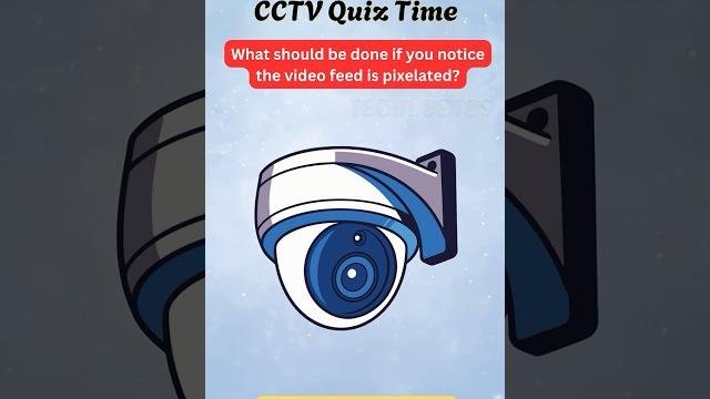 What should be done if your ip camera video feed is pixelated? #homesecurity #techlogics #cctv What should be done if your ip camera video feed is pixelated? #homesecurity #techlogics #cctv