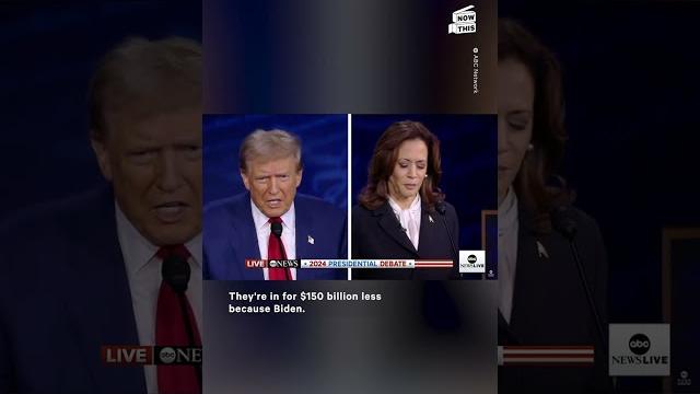 Trump kept mentioning biden during debate vs. kamala harris Trump kept mentioning biden during debate vs. kamala harris