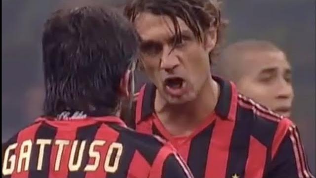 Maldini tells gattuso to shut up Maldini tells gattuso to shut up